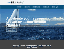 Tablet Screenshot of dlhservices.com